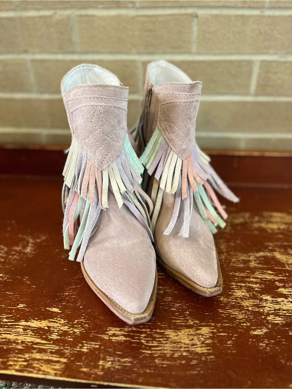 Free People Lawless Fringe Bootie